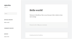 Desktop Screenshot of cipicchia.com