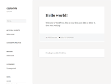Tablet Screenshot of cipicchia.com